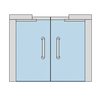 Распашные автоматические двери